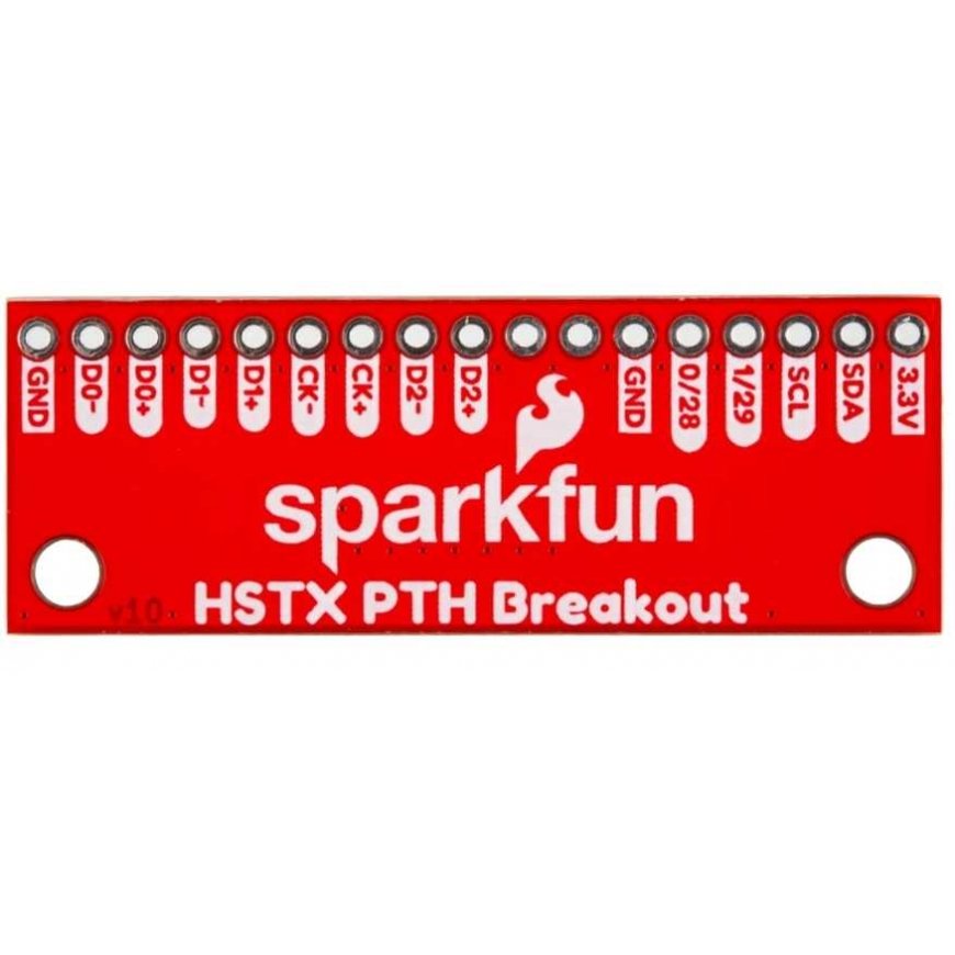HSTX 22 kontaktu 2.54 mm soļu adapters, kas paredzēts Raspberry Pi 5 / IoT RedBoard RP2350 - SparkFun BOB-28467 – 2