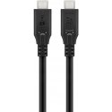 Goobay 74202 USB kabelis USB 3.2 Gen 1 (3.1 Gen 1) 2 m USB C Melns Goobay 74202 USB kabelis USB 3.2 Gen 1 (3.1 Gen 1) 2 m USB C Melns