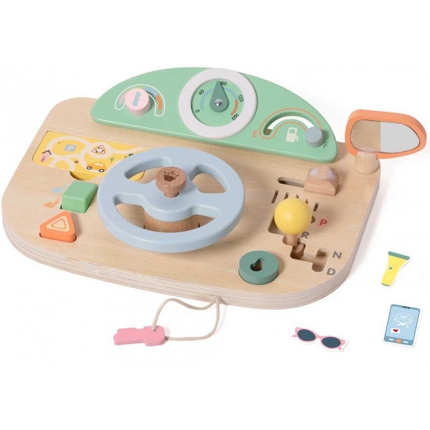 Multifunctional Manipulative Game Steering Wheel Classic World