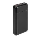 ENERĢIJAS BANKA USB 20000MAH/VA2102 Melna RIVACASE