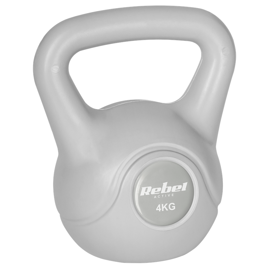 Kettlebell bituminen 4kg pallo REBEL ACTIVE