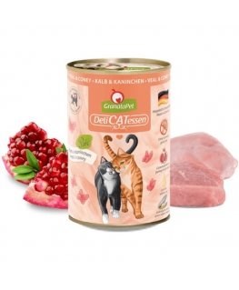 GRANATAPET DeliCATessen Телятина и кролик - влажный корм для кошек - 800г