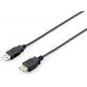 Equip 128850 USB-kaapeli USB 2.0 1,8 m USB A musta Equip 128850 USB-kaapeli USB 2.0 1,8 m USB A musta