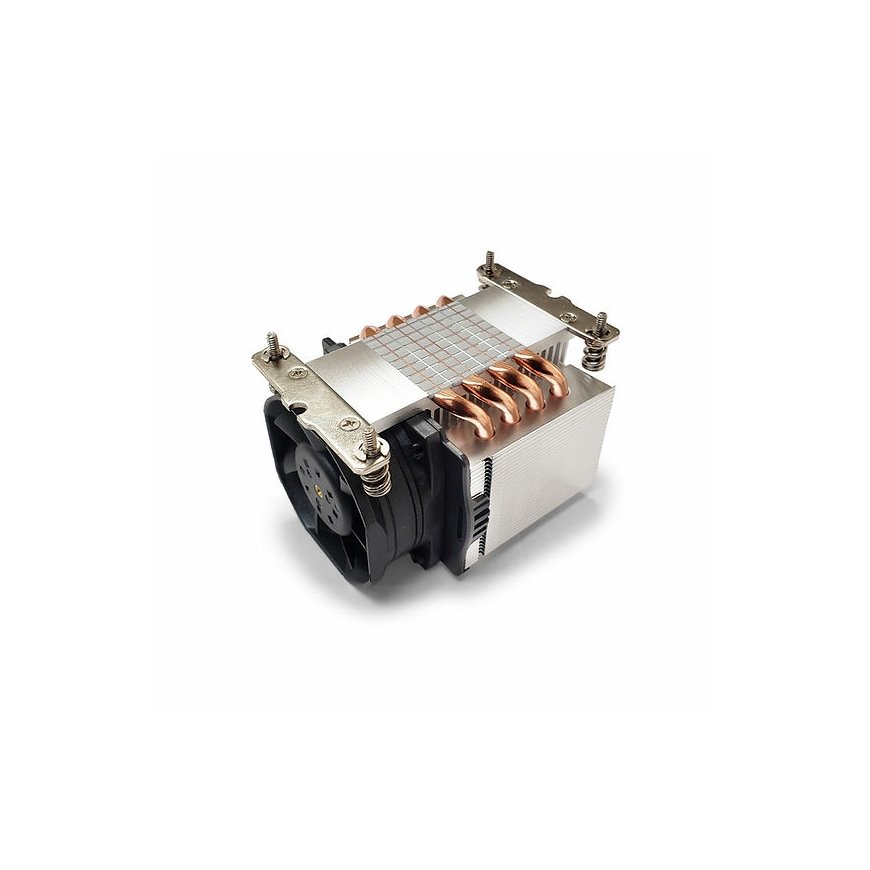 Dynatron A47 система охлаждения компьютера Процессор Air cooler 6 cm Черный, Серебристый 1 шт – 5