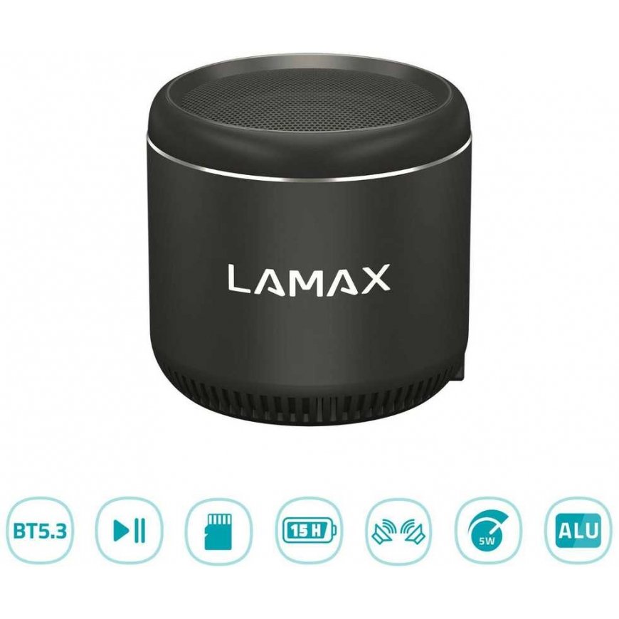LAMAX Sphere2 Mini Bluetooth -kaiutin, USB-C – 3