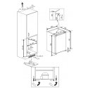 Beko B1854N combi-fridge Built-in 110 L E White