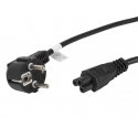 Lanberg CA-C5CA-11CC-0018-BK кабель питания Черный 1,8 m CEE7/7 Разъем C5