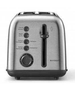 Buydeem DT620-SS 7 2 šķēle (-s) 900 W Nerūsējošs tērauds