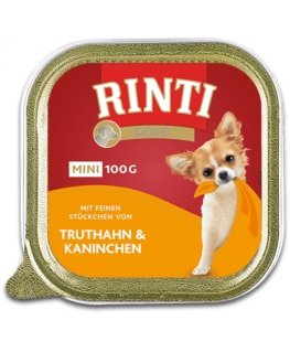 RINTI 92026 koirien kosteamuona Jänis, Turkki Aikuinen 100 g