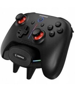 Pele „Rampage Hydra Pro RGB“ kontrolieris ar uzlādes staciju, melna