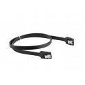 Lanberg CA-SASA-14CU-0030-BK SATA kabelis 0,3 m SATA 7-pin Melns Lanberg CA-SASA-14CU-0030-BK SATA kabelis 0,3 m SATA 7-pin Melns