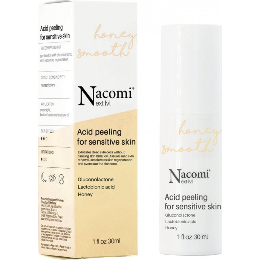 Hape Nacomi Next Level Honey Smooth hapetav šveitmine näole 30 ml