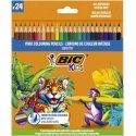 BIC Colored Pencils Kids Smooth 24 Color Set BIC Colored Pencils Kids Smooth 24 Color Set