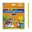 BIC Colored Pencils Kids Smooth 24 Color Set BIC Colored Pencils Kids Smooth 24 Color Set