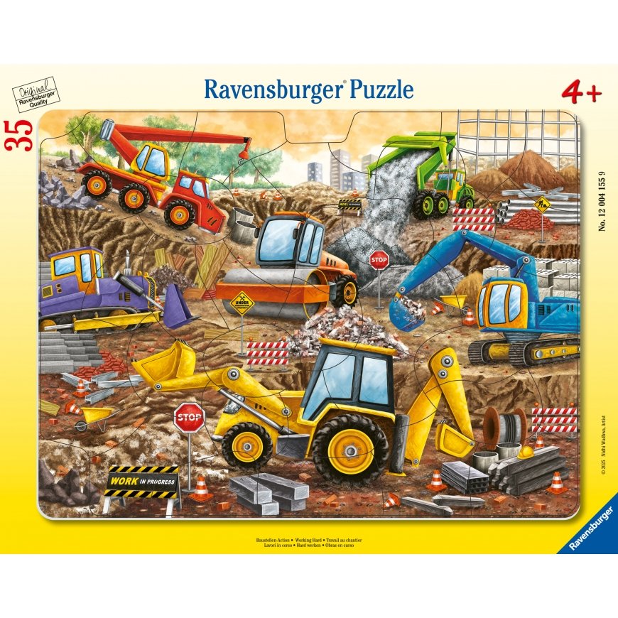 Ravensburger palapeli 35 kpl: kaikki toimivat
