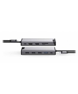 Alogic 12 в 1 USB-C PD DV3 станция подключения трех экранов