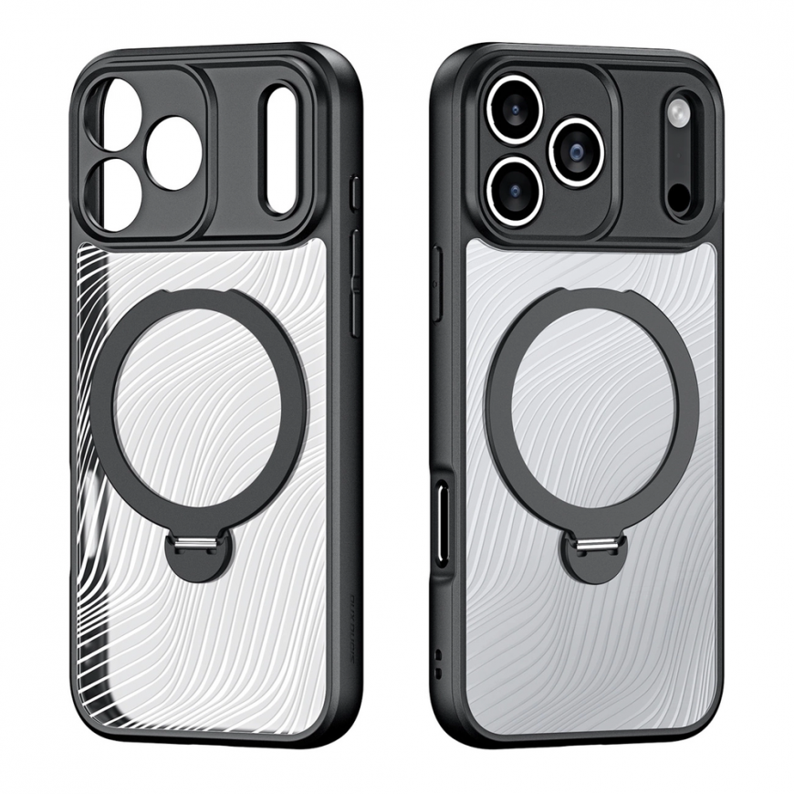 Dux Ducis Aimo Mag Case with Magnetic Ring and Stand for iPhone 17 Pro - Black – 2