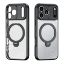 Dux Ducis Aimo Mag vāciņš ar magnētisko gredzenu un statīvu iPhone 17 Pro â Melns Dux Ducis Aimo Mag vāciņš ar magnētisko gredzenu un statīvu iPhone 17 Pro â Melns