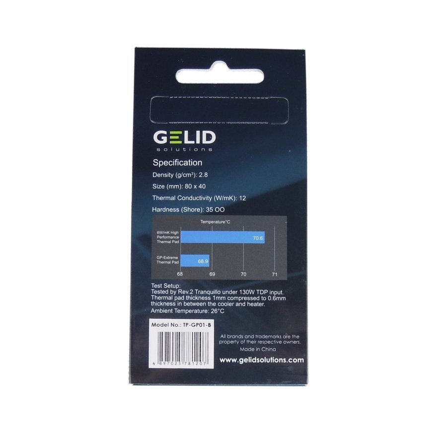 Gelid Solutions GP-Extreme jäähdytyslevyn yhdiste Lämpöalusta 12 W/m·K – 3