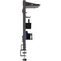 Ergo Office desk divider/organizer, max load 10 kg, white and cork board, width 1250 mm, black, ER-300 B Ergo Office desk divider/organizer, max load 10 kg, white and cork board, width 1250 mm, black, ER-300 B