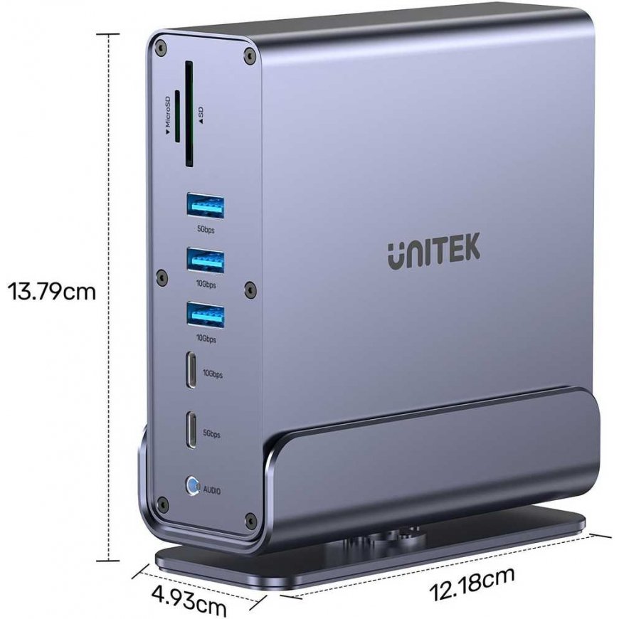 Универсальный концентратор Unitek „DisplayLink 4K“ x3 – 4
