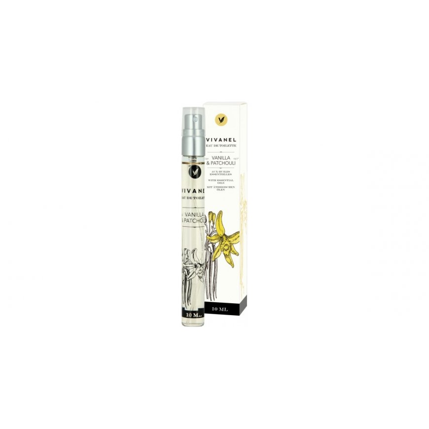Vanilla ja Patchouli Eau de Toilette.