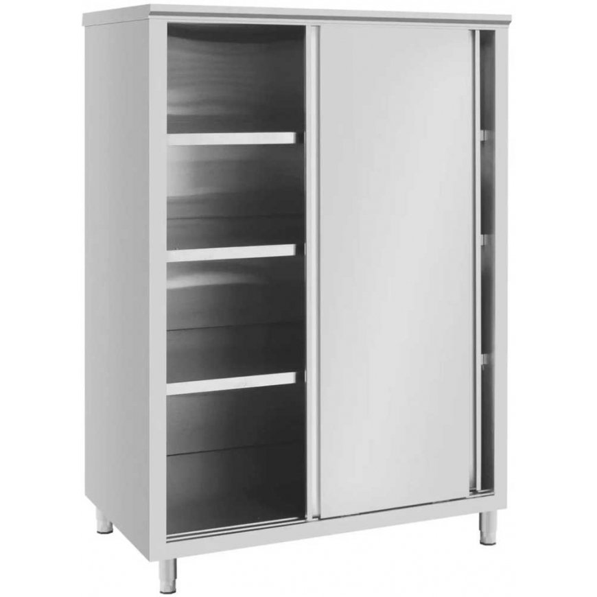 Royal Catering Gastronominė spinta su stumdomomis durimis STAL 120 x 70 x 180 cm – 5