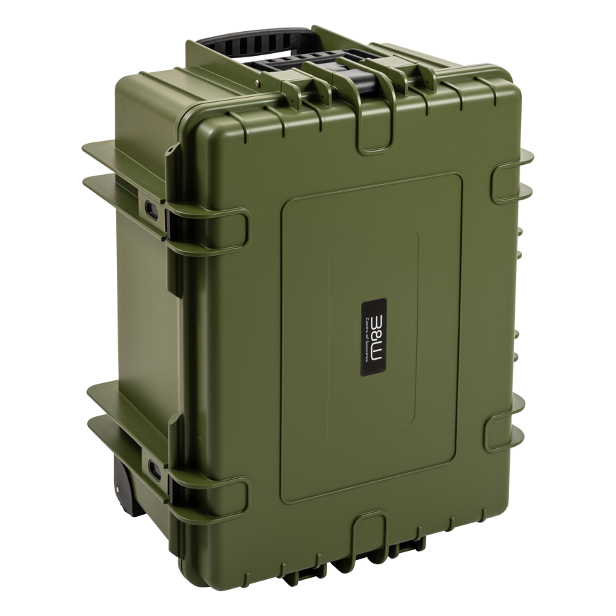 BW Outdoor Cases Type 6800 / Bronze green (divider system) – 3