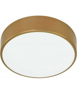 Orno OVO laelamp 2xE27 mikrolaineahju liikumisanduriga, 2x24W, kuldne teras, matt klaaskuppel, IP20, ? 300