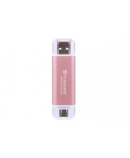 Transcend ESD310 512 GB USB A tipo jungties adapteris į USB C tipo jungtį 3.2 Gen 2 (3.1 Gen 2) Rožinė