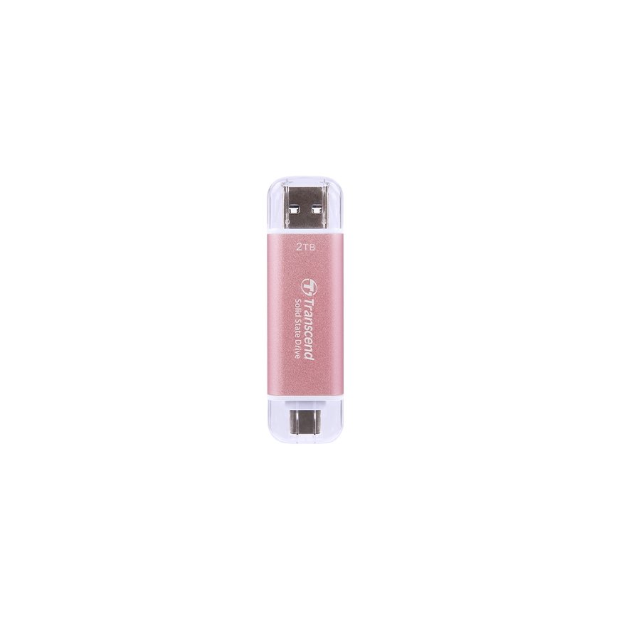 Transcend ESD310 2 TB USB Type-A to USB Type-C 3.2 Gen 2 (3.1 Gen 2) Pink