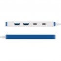 Targus Hyper HyperDrive Flex 4 Port USB-C Combo Hub, Sininen | Hyper Targus Hyper HyperDrive Flex 4 Port USB-C Combo Hub, Sininen | Hyper
