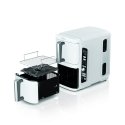 Ninja SL400EUWH fryer Double 9.5 L Stand-alone 2470 W Hot air fryer White Ninja SL400EUWH fryer Double 9.5 L Stand-alone 2470 W Hot air fryer White