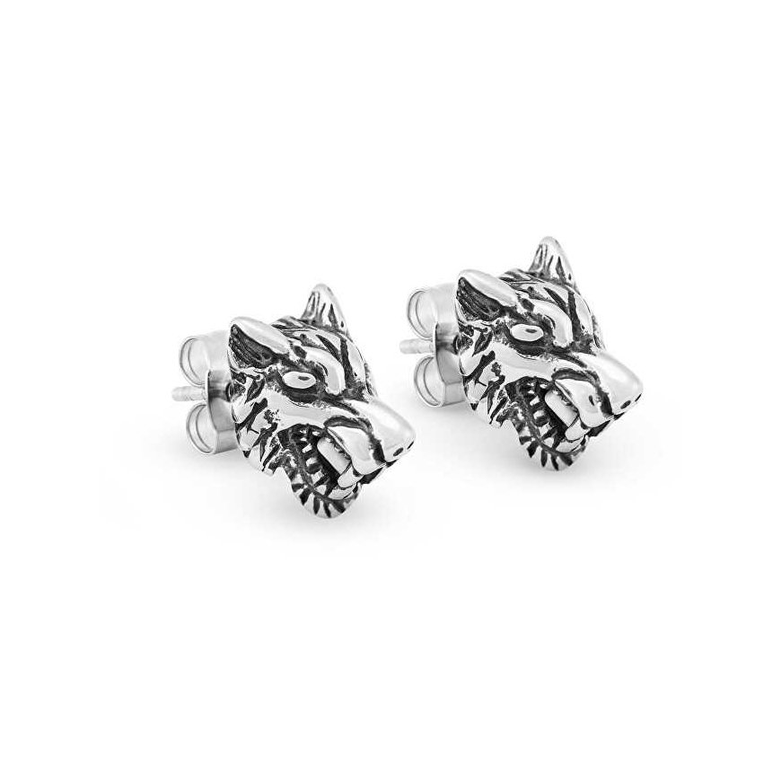 Серебряные серьги Troli Design Tiger KS-146