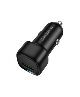 Borofone automobilių įkroviklis BZ34 Cloud - USB - QC 3.0 18W juodas