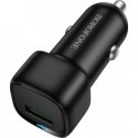Borofone auto laadija BZ34 Cloud - USB - QC 3.0 18W must Borofone auto laadija BZ34 Cloud - USB - QC 3.0 18W must