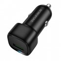 Borofone automašīnas lādētājs BZ34 Cloud - USB - QC 3.0 18W melns Borofone automašīnas lādētājs BZ34 Cloud - USB - QC 3.0 18W melns