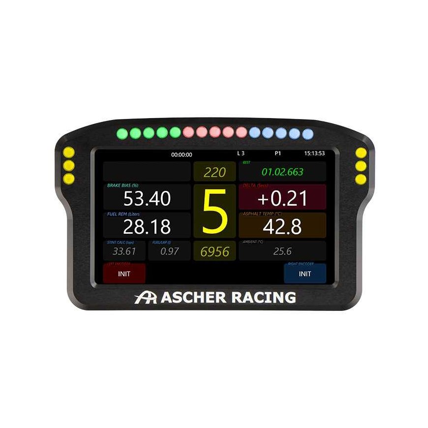 Ascher Racing prietaisų skydelis 5" – 2