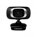 Canyon CNE-CWC3N vebkamera 2 MP 1980 x 1080 pikseļi USB 2.0 Melns, Sudrabs Canyon CNE-CWC3N vebkamera 2 MP 1980 x 1080 pikseļi USB 2.0 Melns, Sudrabs