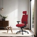 Powerton Ergonomic office chair Jana, red Powerton Ergonomic office chair Jana, red