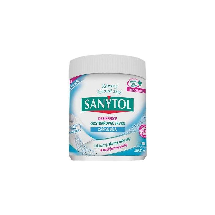 Sanytol Sanitol Dezinfekcijas pulveris traipu tīrīšanai baltajiem audumiem 450g – 2