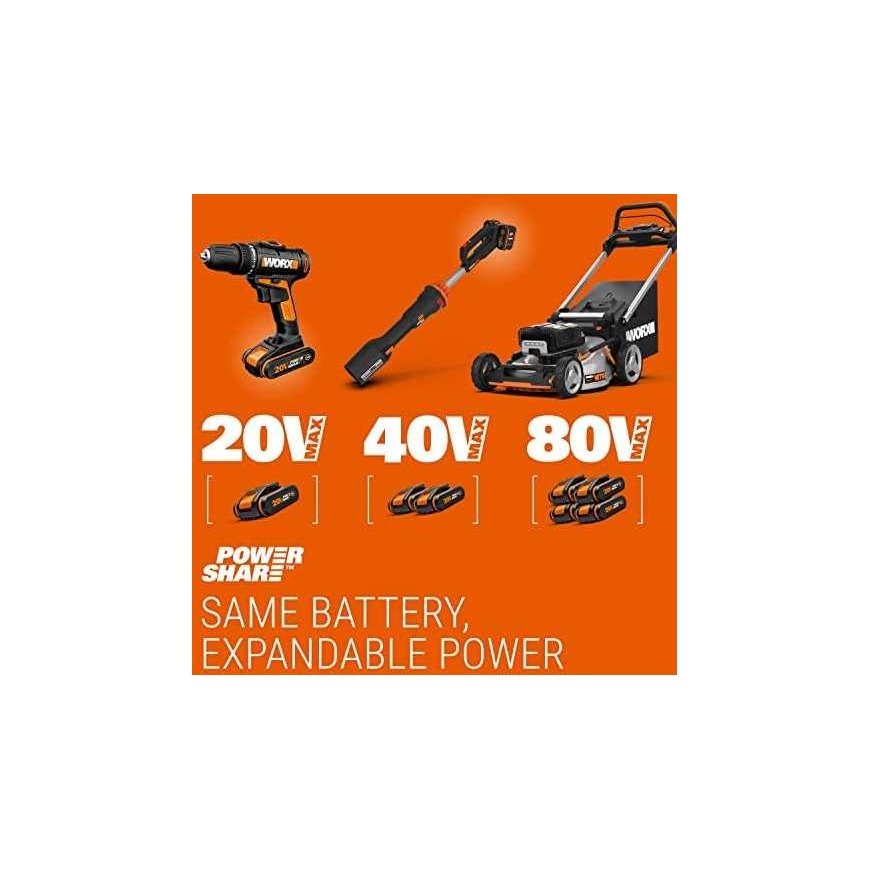 Worx Akumuliatorius 20V 5.0Ah WA3645 – 4