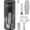 Bar Up Barmeno set in a tube, shaker, strainer, spoon - silver Bar Up Barmeno set in a tube, shaker, strainer, spoon - silver
