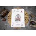 Luca S Kryželiu embroidery kit 'Welcome to Coffee!' 18 x 20 cm SB1427 Luca S Kryželiu embroidery kit 'Welcome to Coffee!' 18 x 20 cm SB1427