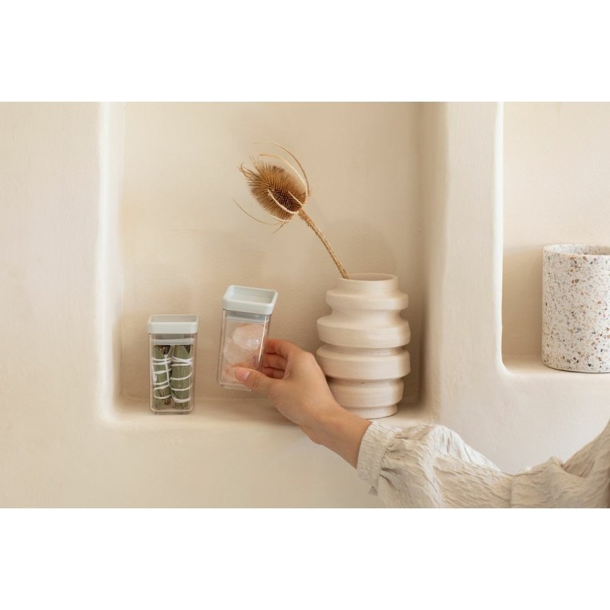 Brabantia Tasty+ Nelinurkne Kanister 0,15 l Helehall, Läbipaistev 2 tk – 3