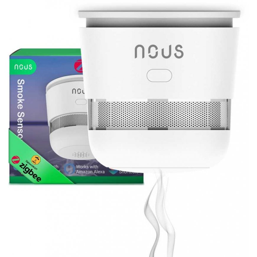 NOUS E8 Zigbee 3.0 dūmų jutiklis