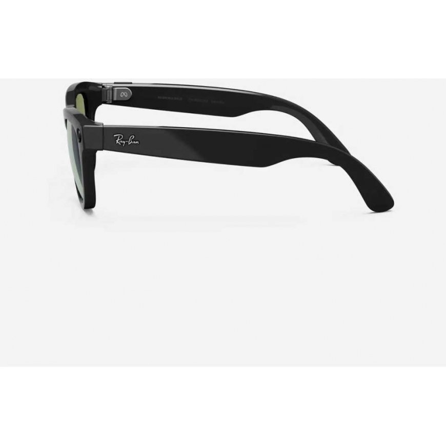 Muut RayBan Meta Wayfarer Kiiltävä Musta/Vihreä – 3