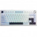 Aula F75 EN / RU izkārtojums Mehāniskā tastatūra spēlēm Baltais Reaper slēdzis Aula F75 EN / RU izkārtojums Mehāniskā tastatūra spēlēm Baltais Reaper slēdzis