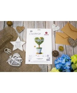 Luca S Kryželio embroidery kit 'Tree of Love' 18 x 31 cm SB7051
