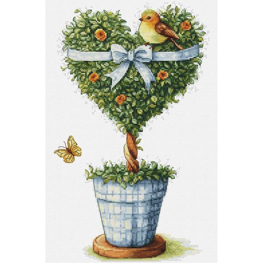 Luca S Kryželio tikanduse komplekt "Armastuse puu" 18 x 31 cm SB7051 – 2